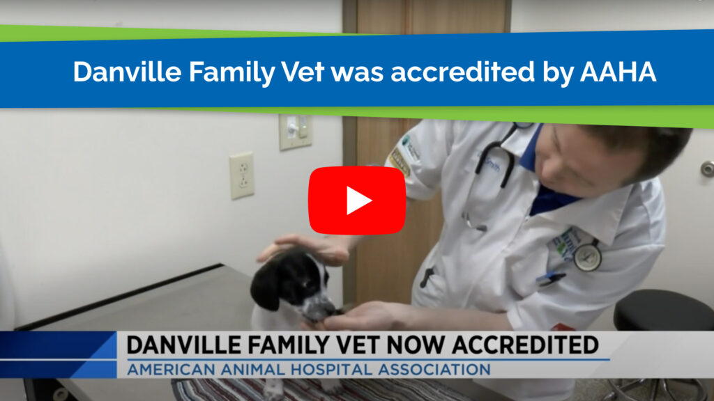 Danville Family Vet was accredited by AAHA
